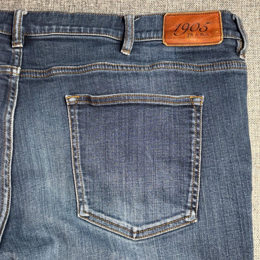 Mens Jos. A. Bank Jeans | Waist 44 | Blue 1905 Collection Straight Leg Denim - Picture 6 of 14